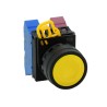 Idec YW1B Black Momentary Push Button Head Plastic 22 mm Cutout IP67 IP69K YW1B