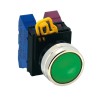 Idec Green Momentary Push Button Head 22 mm Cutout IP65 YW4B