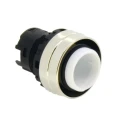 Idec Push Button Bezel Metal Flush Shape for Use with YW Series YW4B-M00
