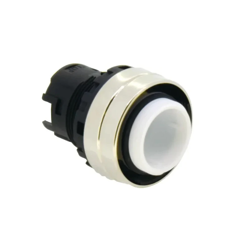 Idec Push Button Bezel Metal Flush Shape for Use with YW Series YW4B-M00