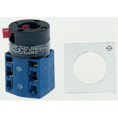 Kraus & Naimer Cam Switch 4 Position 6A Panel Mount Screw Terminal IP40 CAD11.A231/GBA001.*FT