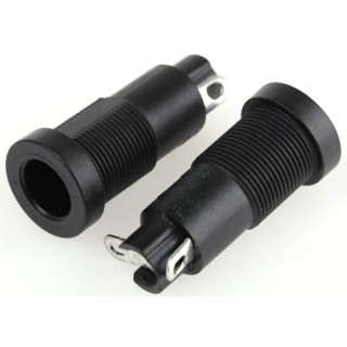 Schurter 10A Panel Mount Fuse Holder, 1P-Pole for 5 x 20 mm Cartridge Fuse, 250V ac 0031.1081
