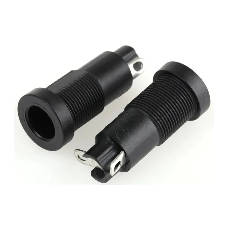 Schurter 10A Panel Mount Fuse Holder, 1P-Pole for 5 x 20 mm Cartridge Fuse, 250V ac 0031.1081