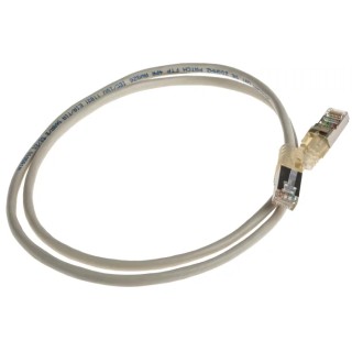 Decelect SPE Cat5 Shielded Ethernet Cable, Grey PVC Jacket, 1 m Length, Terminated 