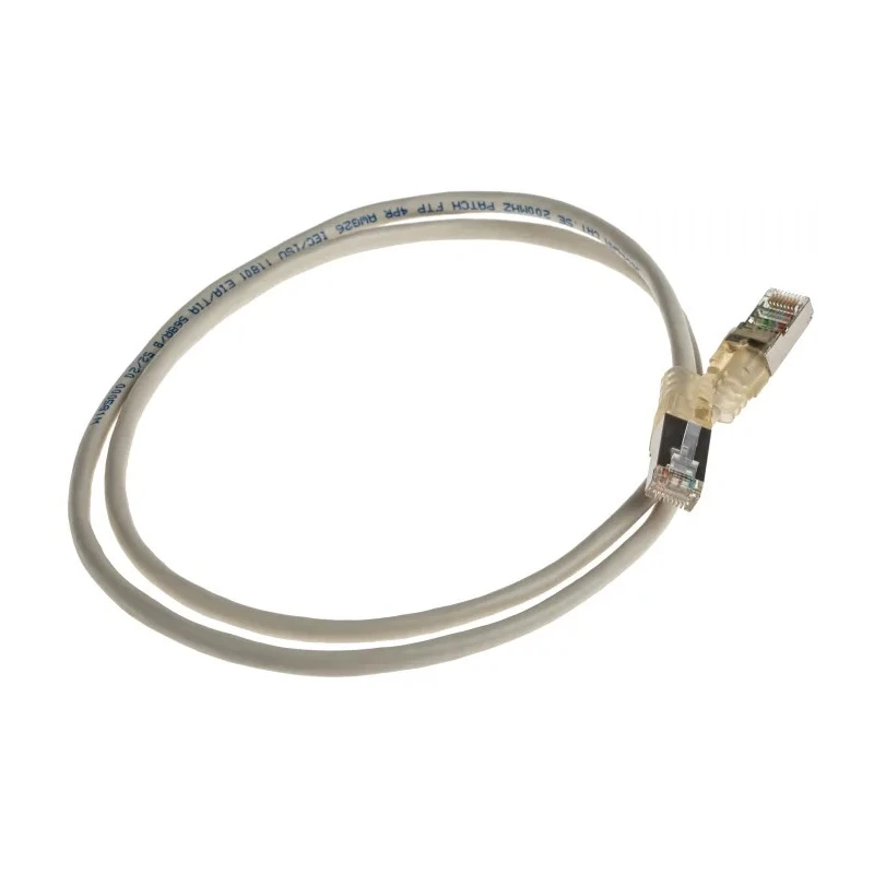 Decelect SPE Cat5 Shielded Ethernet Cable, Grey PVC Jacket, 1 m Length, Terminated 