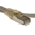 Decelect SPE Cat5 Shielded Ethernet Cable, Grey PVC Jacket, 1 m Length, Terminated 