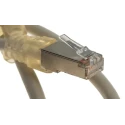 Decelect SPE Cat5 Shielded Ethernet Cable, Grey PVC Jacket, 1 m Length, Terminated 
