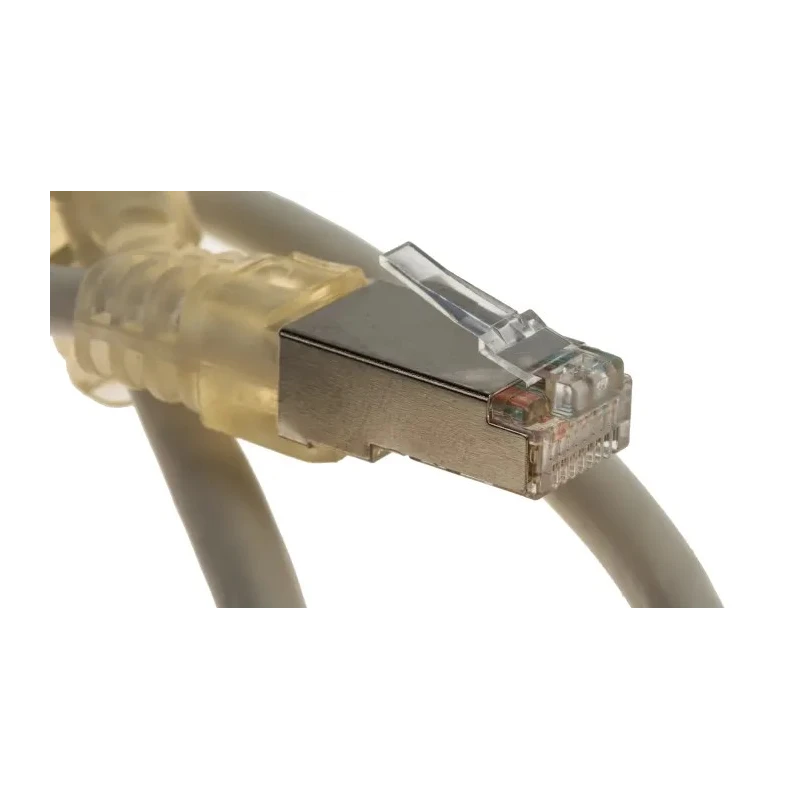 Decelect SPE Cat5 Shielded Ethernet Cable, Grey PVC Jacket, 1 m Length, Terminated 