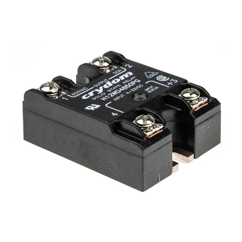 Crydom Solid State Relay Panel Mount, 50 A Load Current, 660 V AC Load, 32 V Control Voltage H12WD