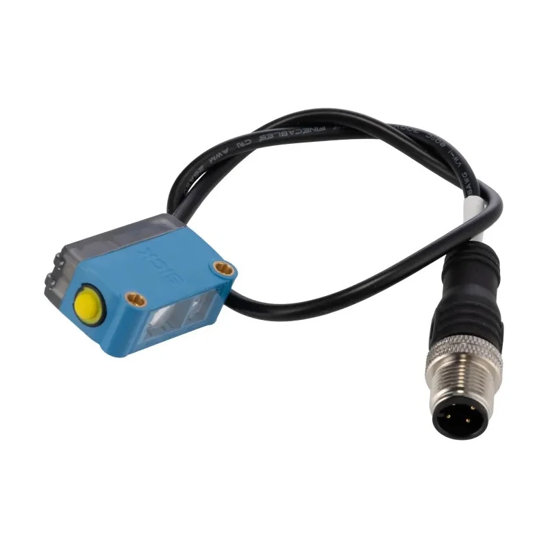 SICK Contrast Sensor RGB LED 12.5 mm, PNP Output, 50 mA IO-Link Interface, IP67 ABS Housing, 24V DC KTM-WP11182P