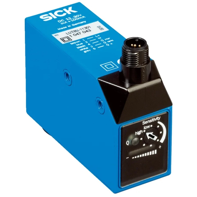 SICK Light Intensity Sensor Ultraviolet LED 50 mm, NPN/PNP Output, 100 mA, IP67, 30V dc 
