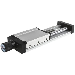 Rose+Krieger Positioning Table with 75mm Stroke Length, 125 N Static Load Rating, Aluminium Guide Rail & FNA5023TA0170