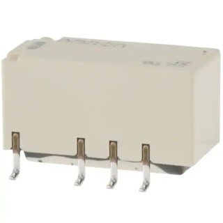 Omron Signal Relay Surface Mount DPDT 12V DC Coil, 2A Switching Current G6S-2F-Y-TR DC12