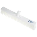 Vikan Broom White Push Broom with Polyethylene Terephthalate Bristles for Wet and Dry Areas 31795