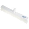 Vikan Broom White Push Broom with Polyethylene Terephthalate Bristles for Wet and Dry Areas 31795