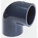 Georg Fischer Plastic Pipe Fitting 90° Solvent Weld Elbow PVC-U, 71mm Length, 16 bar Pressure 721100111