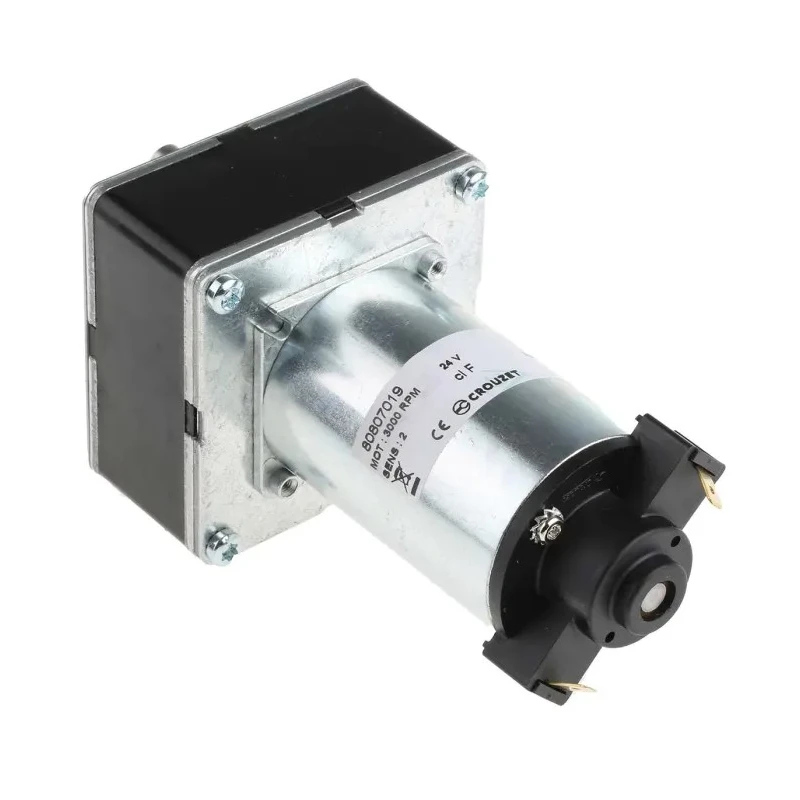 Crouzet Brushed Geared DC Geared Motor 24V DC 15.6W 5 Nm Torque 104 RPM 8 mm Shaft Diameter 80807019