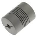 Hengstler Rigid Shaft Coupling, Anodised Aluminium, 25 mm OD, 32 mm Length, 80 Ncm Torque, Model RS3520066