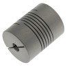Hengstler Rigid Shaft Coupling, Anodised Aluminium, 25 mm OD, 32 mm Length, 80 Ncm Torque, Model RS3520066