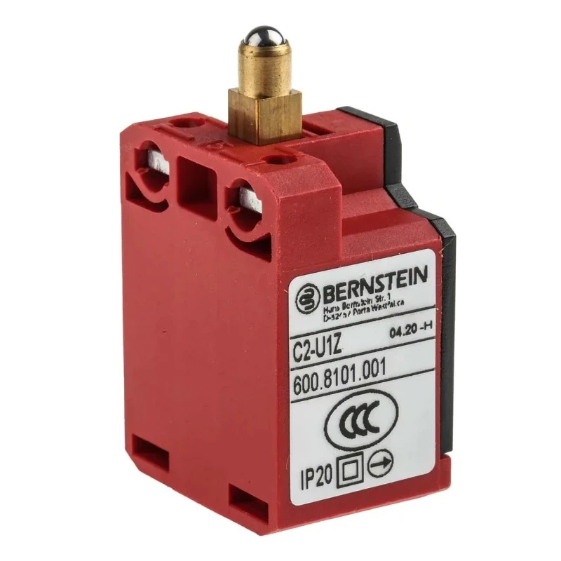 Bernstein AG C2 Series Plunger Interlock Switch, 1 NO/1 NC, IP20, Glass Reinforced Plastic Housing 