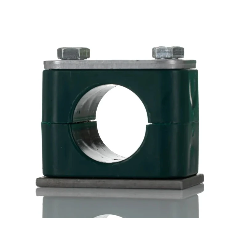 RS PRO Polypropylene Tube Clamp for 25 mm OD Tube with Steel Plates 1.5 m Spacing 414-1486