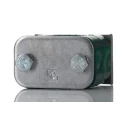 RS PRO Polypropylene Tube Clamp for 25 mm OD Tube with Steel Plates 1.5 m Spacing 414-1486