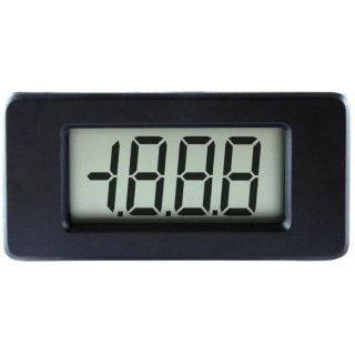 Lascar Digital Voltmeter DC, LCD Display 3-Digits ±3 %, Cutout 45x21.5 mm, Digit Height 12.5 mm V125 V 125