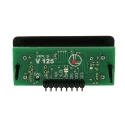 Lascar Digital Voltmeter DC, LCD Display 3-Digits ±3 %, Cutout 45x21.5 mm, Digit Height 12.5 mm V125 V 125