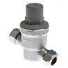 RS PRO Pressure Reducing Valve Compression Inlet 15 mm Chrome Plated Brass Body 2 L/s Flow 431-8888