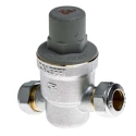 RS PRO Pressure Reducing Valve Compression Inlet 15 mm Chrome Plated Brass Body 2 L/s Flow 431-8888
