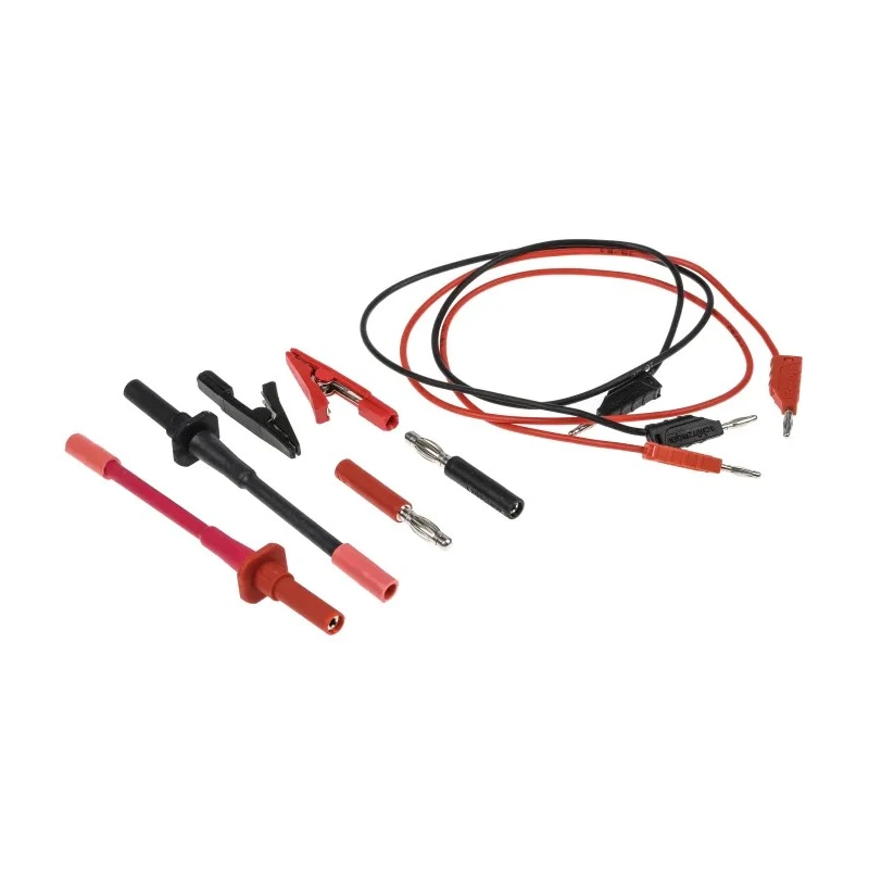 Schutzinger Test Lead Kit 2mm, 10A, Crocodile Clip Connector, Germany SET 3177