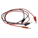 Schutzinger Test Lead Kit 2mm, 10A, Crocodile Clip Connector, Germany SET 3177