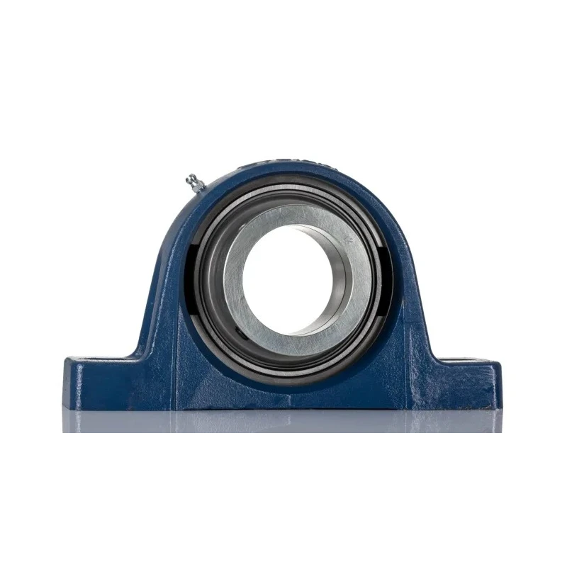 SKF Pillow Block Bearing, Cast Iron Housing, 60 mm Inside Diameter, Eccentric Locking Collar, 3400 rpm Limiting SY 60 FM