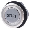 Schurter Push Button Switch Off-On PCB Mount Silver Actuator 19 mm Cutout SPST 48V dc 28V ac 1241.2805.072