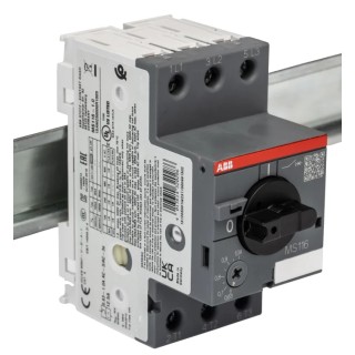 ABB Motor Protection Circuit Breaker 3 Poles 1A Current Rating 690V AC MS116 1SAM250000R1005 MS116-1.0