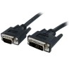 StarTech.com Male DVI-A, VGA to Male Cable 2 m Black Polyvinyl Chloride DVIVGAMM2M