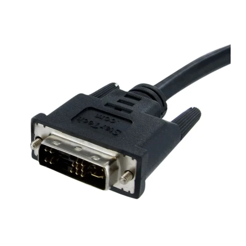 StarTech.com Male DVI-A, VGA to Male Cable 2 m Black Polyvinyl Chloride DVIVGAMM2M