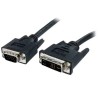 StarTech.com Male DVI-A VGA to Male Cable 1m Polyvinyl Chloride Black DVIVGAMM1M