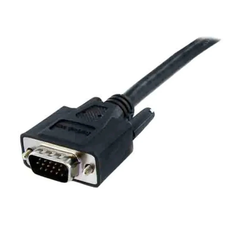 StarTech.com Male DVI-A VGA to Male Cable 1m Polyvinyl Chloride Black DVIVGAMM1M