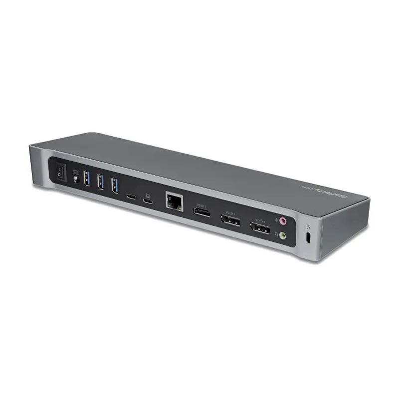 StarTech.com 3 4096 x 2160 pixel USB C Docking Station 5 USB 3.0 Ports with DisplayPort, HDMI DK30CH2DEPUE