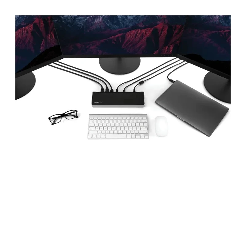 StarTech.com 3 4096 x 2160 pixel USB C Docking Station 5 USB 3.0 Ports with DisplayPort, HDMI DK30CH2DEPUE