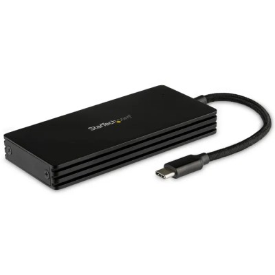 StarTech.com 22 mm M.2 SATA Hard Drive Enclosure USB 3.1 Aluminium Black SM21BMU31CI3