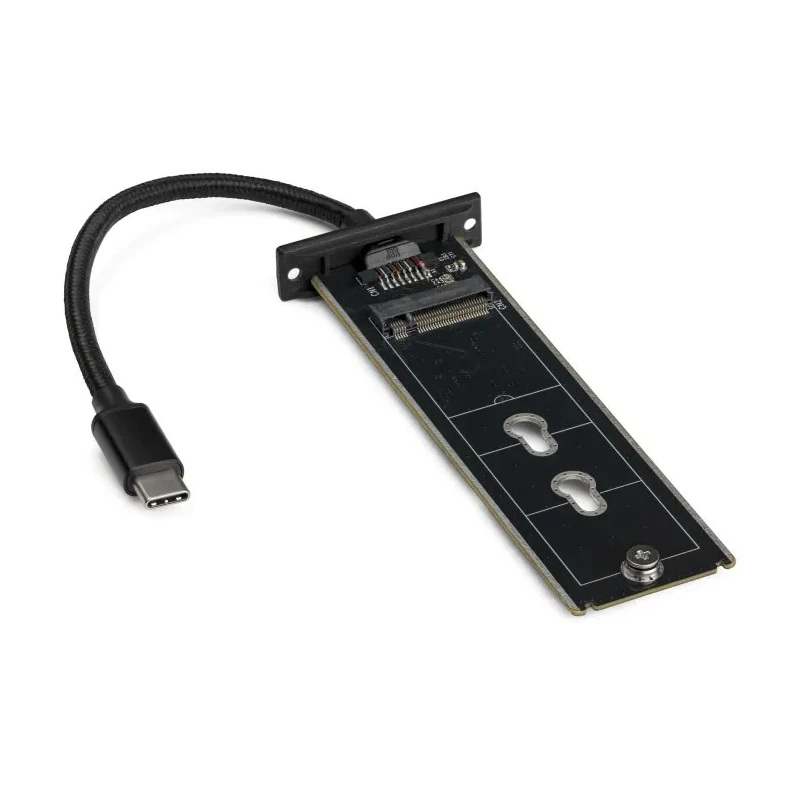 StarTech.com 22 mm M.2 SATA Hard Drive Enclosure USB 3.1 Aluminium Black SM21BMU31CI3