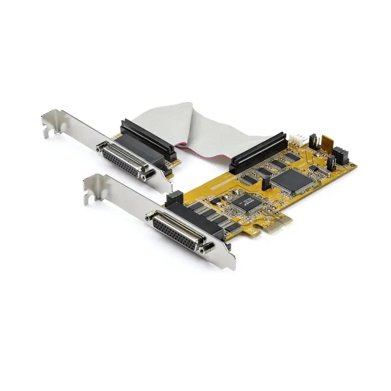 StarTech.com 8 Port PCIe RS232 Serial Card, PCIe Bus, 8 Ports, 921.6kbps Maximum Baud Rate, Model 
