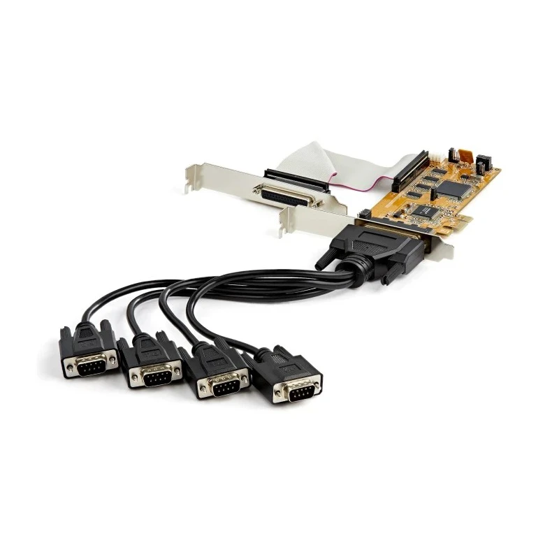 StarTech.com 8 Port PCIe RS232 Serial Card, PCIe Bus, 8 Ports, 921.6kbps Maximum Baud Rate, Model 