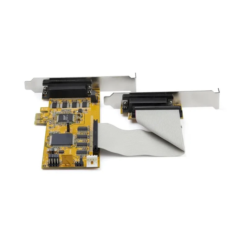 StarTech.com 8 Port PCIe RS232 Serial Card, PCIe Bus, 8 Ports, 921.6kbps Maximum Baud Rate, Model 