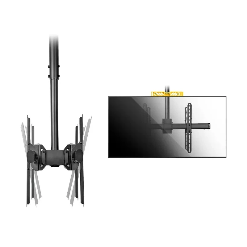 StarTech.com Black Ceiling Mount Monitor Arm 50kg Maximum Load FPCEILBTB