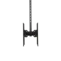 StarTech.com Black Ceiling Mount Monitor Arm 50kg Maximum Load FPCEILBTB