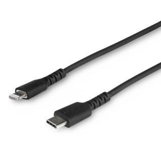 StarTech.com USB 2.0 Male USB Type C to Male Lightning Connector Cable Black 1m RUSBCLTMM1MB