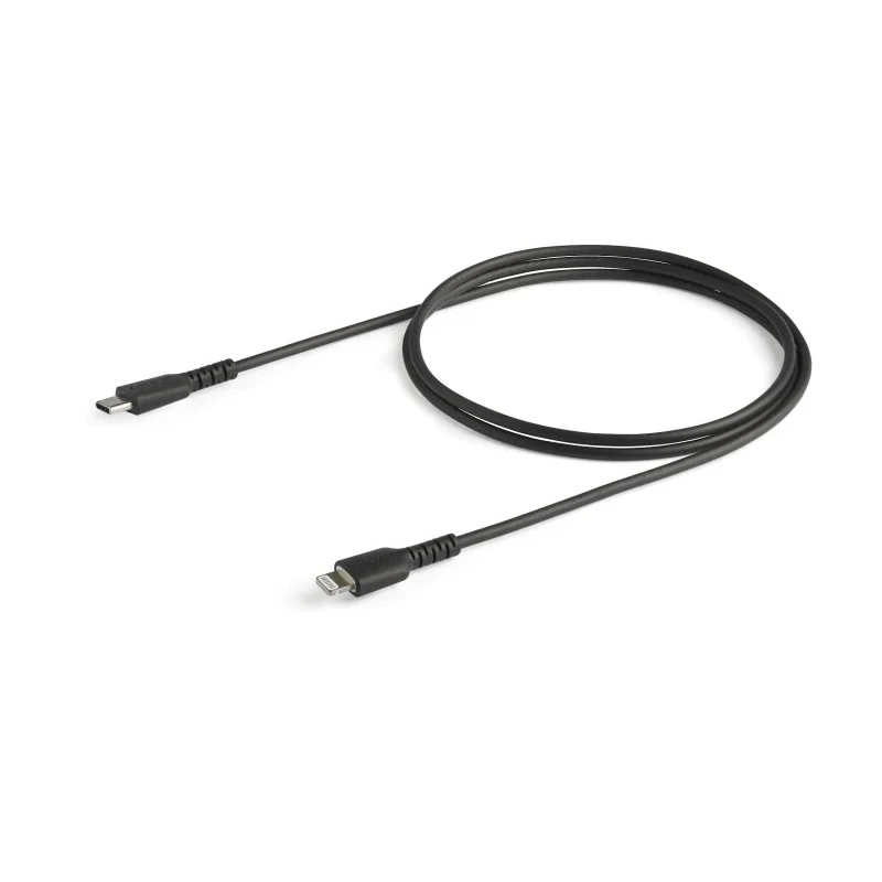 StarTech.com USB 2.0 Male USB Type C to Male Lightning Connector Cable Black 1m RUSBCLTMM1MB